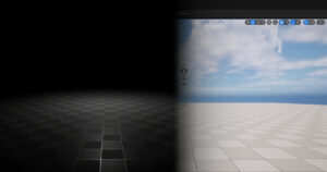 【Unreal Engine5】エフェクト撮影で使える簡単な背景の作り方